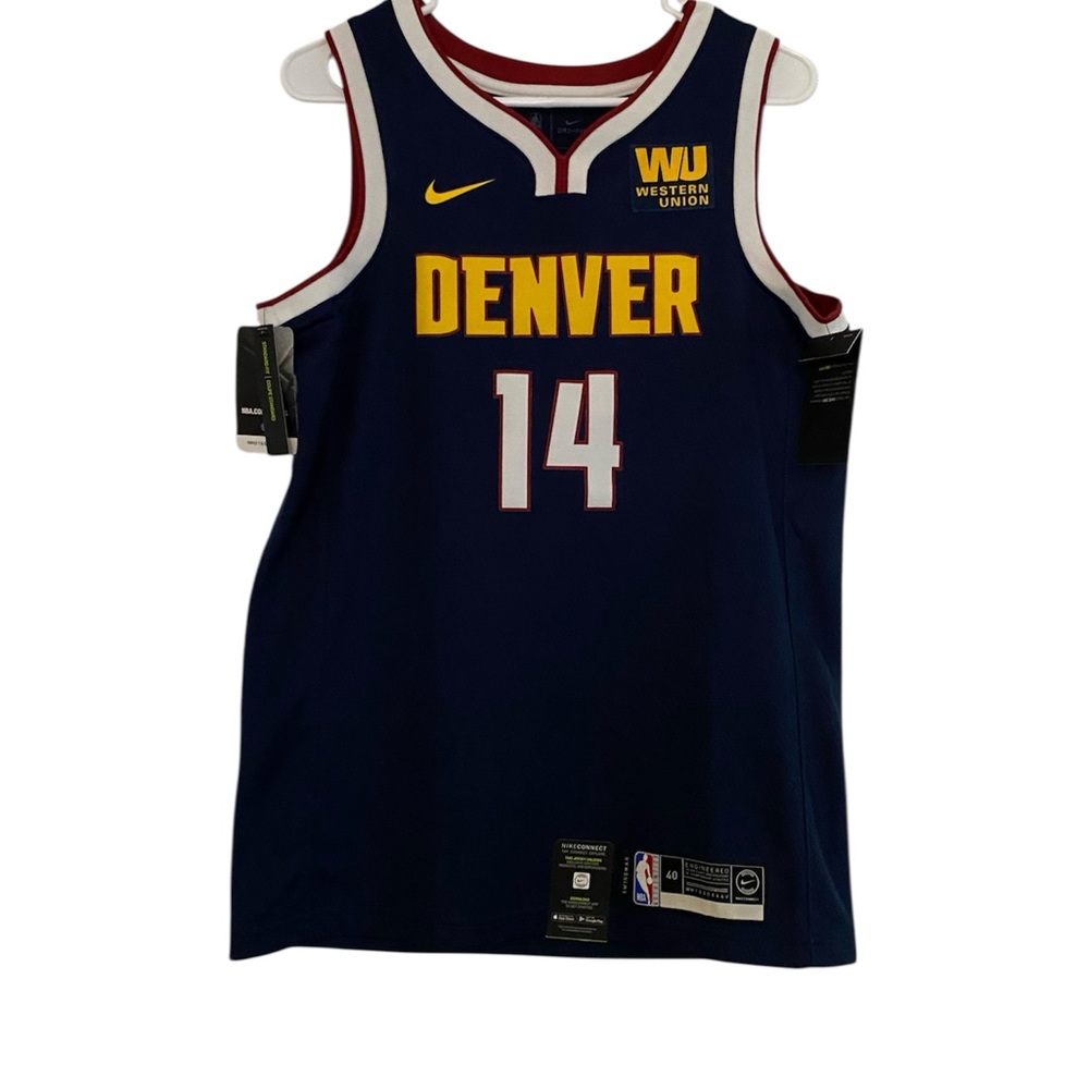 Nike Denver Navy Basketball Jersey